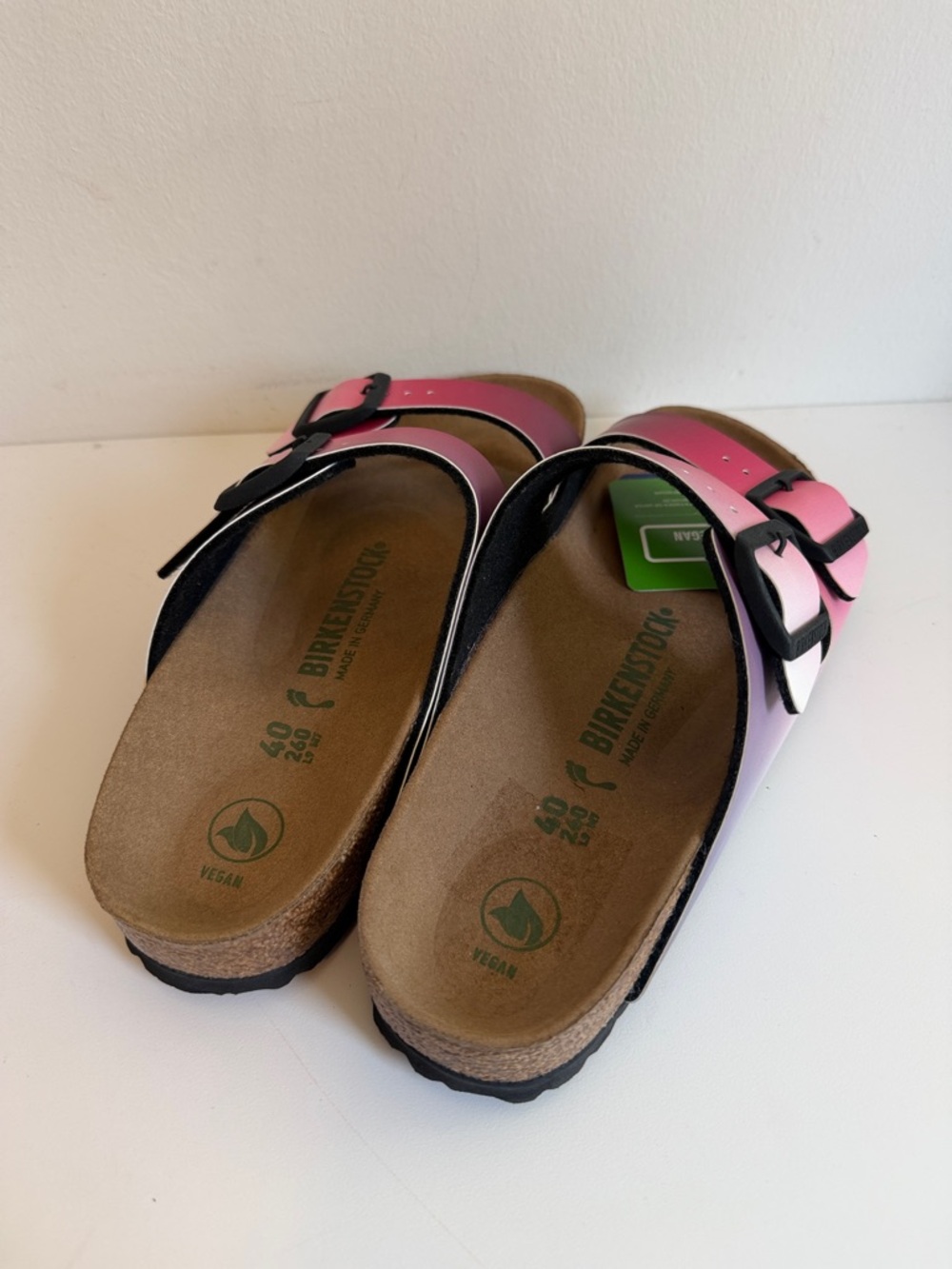 Birkenstock Pink Ombre Arizona Two-Strap Sandals - Picture 4 of 5